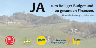 Ja zum Bolliger Budget 2022